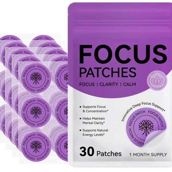 focus patch for mental clarity and concentration supporting sharp thinking